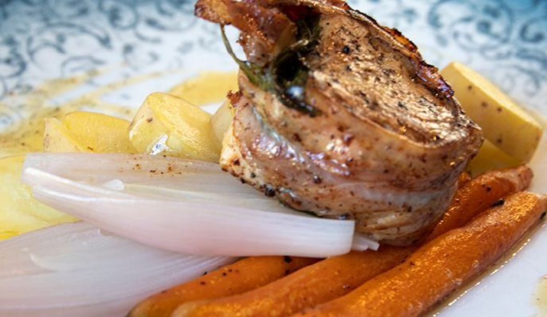 Kalkoen in pancetta uit de oven