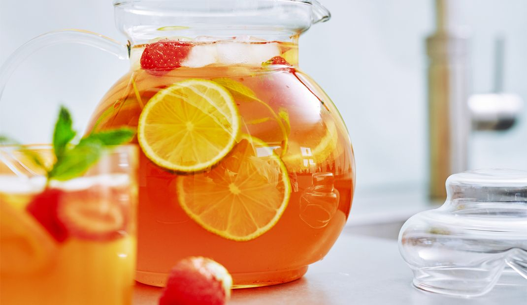 Frisse Earl Grey ijsthee